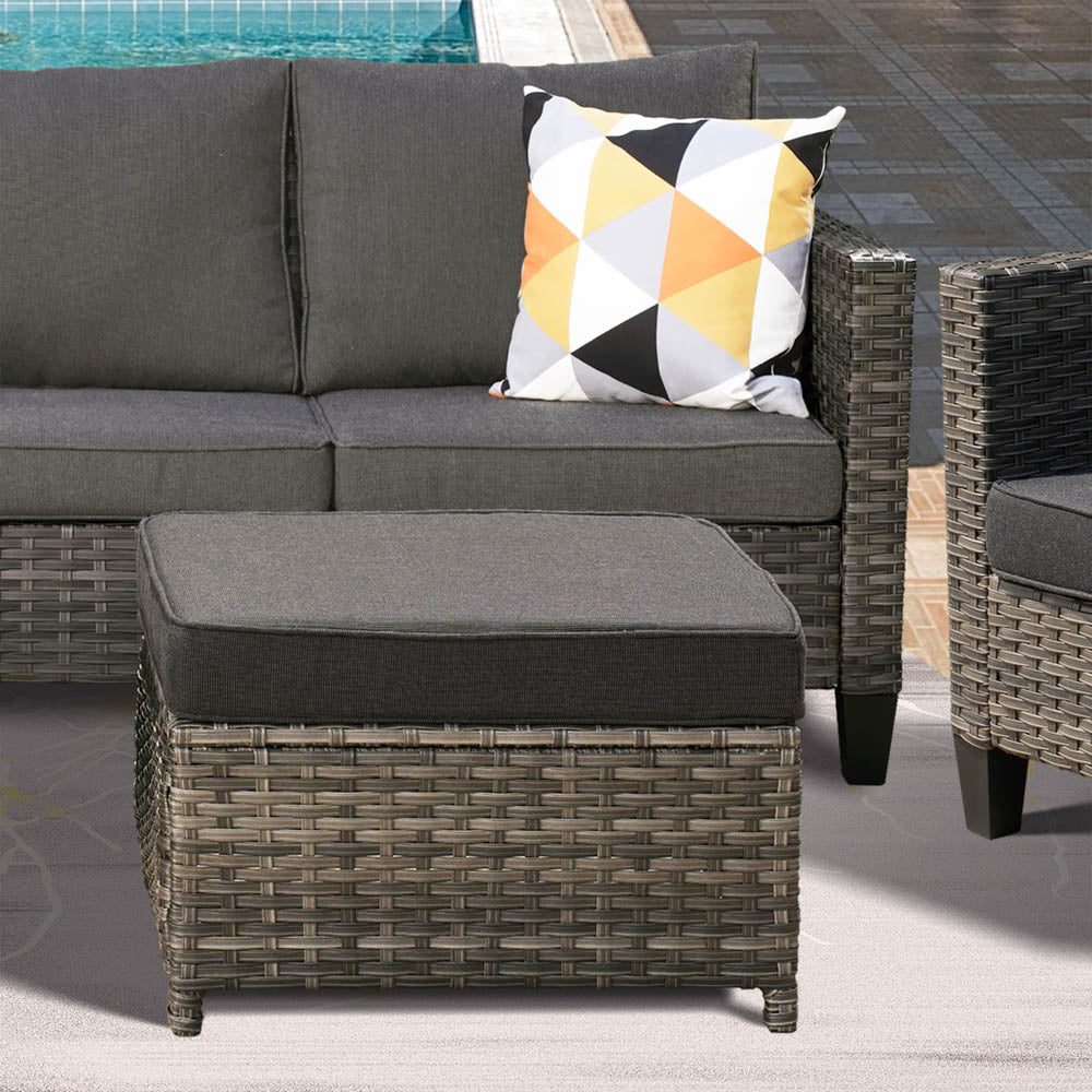 Ovios Patio Conversation Set New Vultros 6-Piece High Back with Cushions