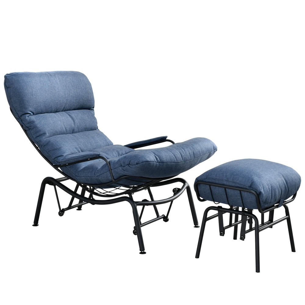 Patio rocker with online ottoman