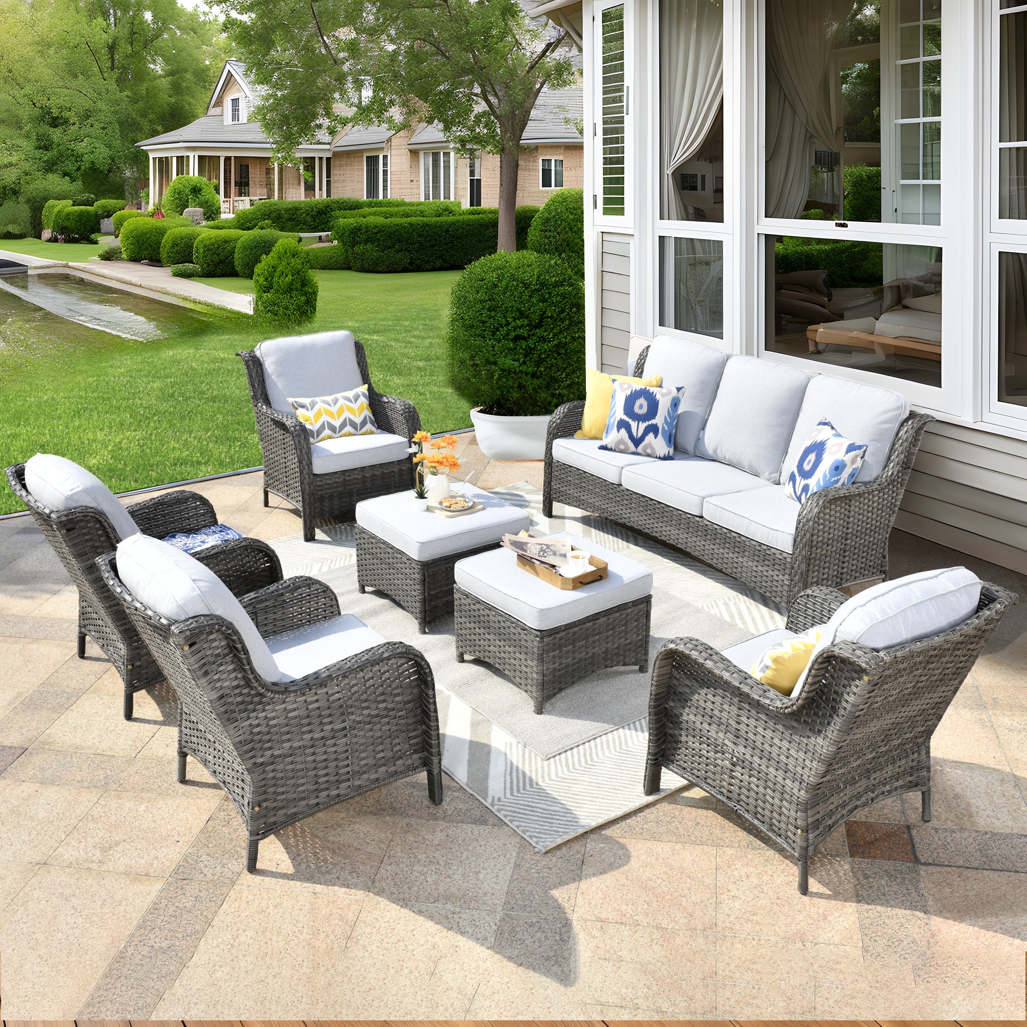 Patio furniture cushion covers sale best sale