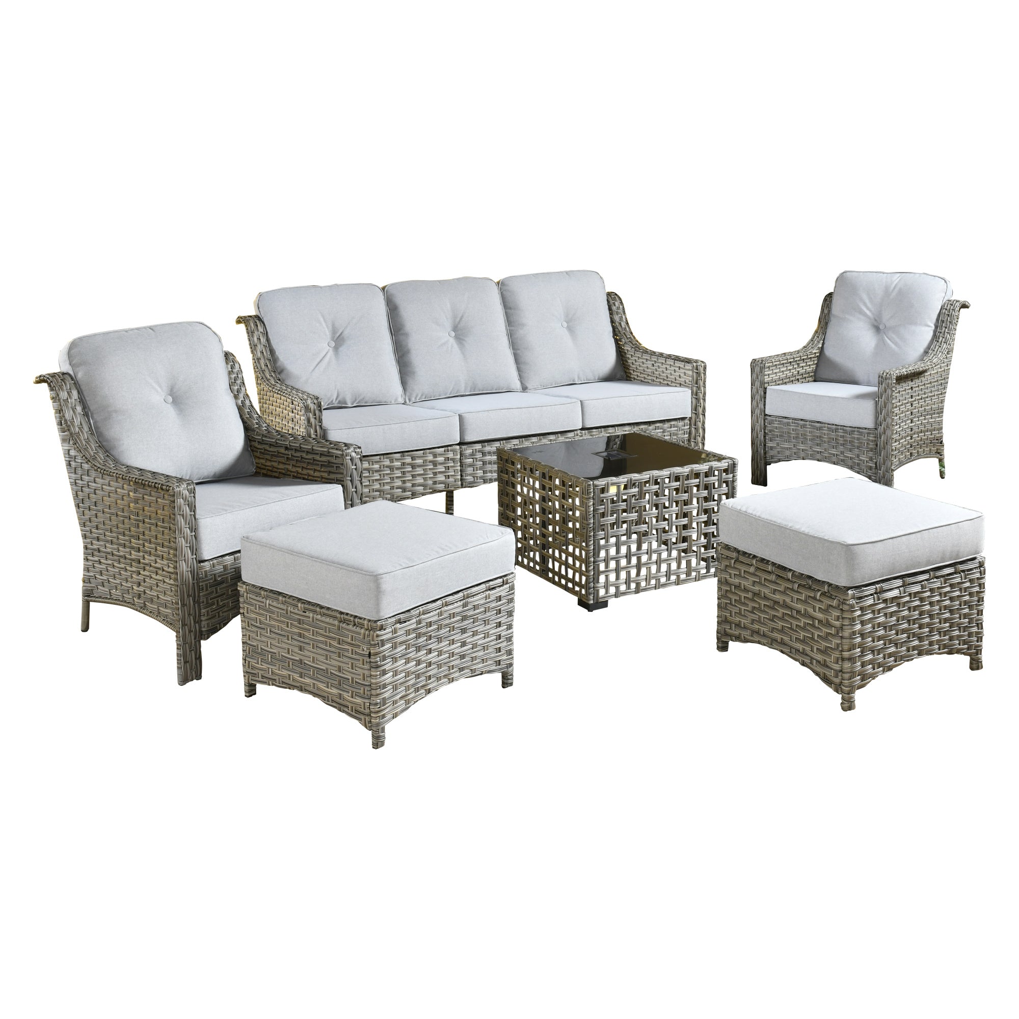 Ovios Conversation Set 6-Piece PAD Series