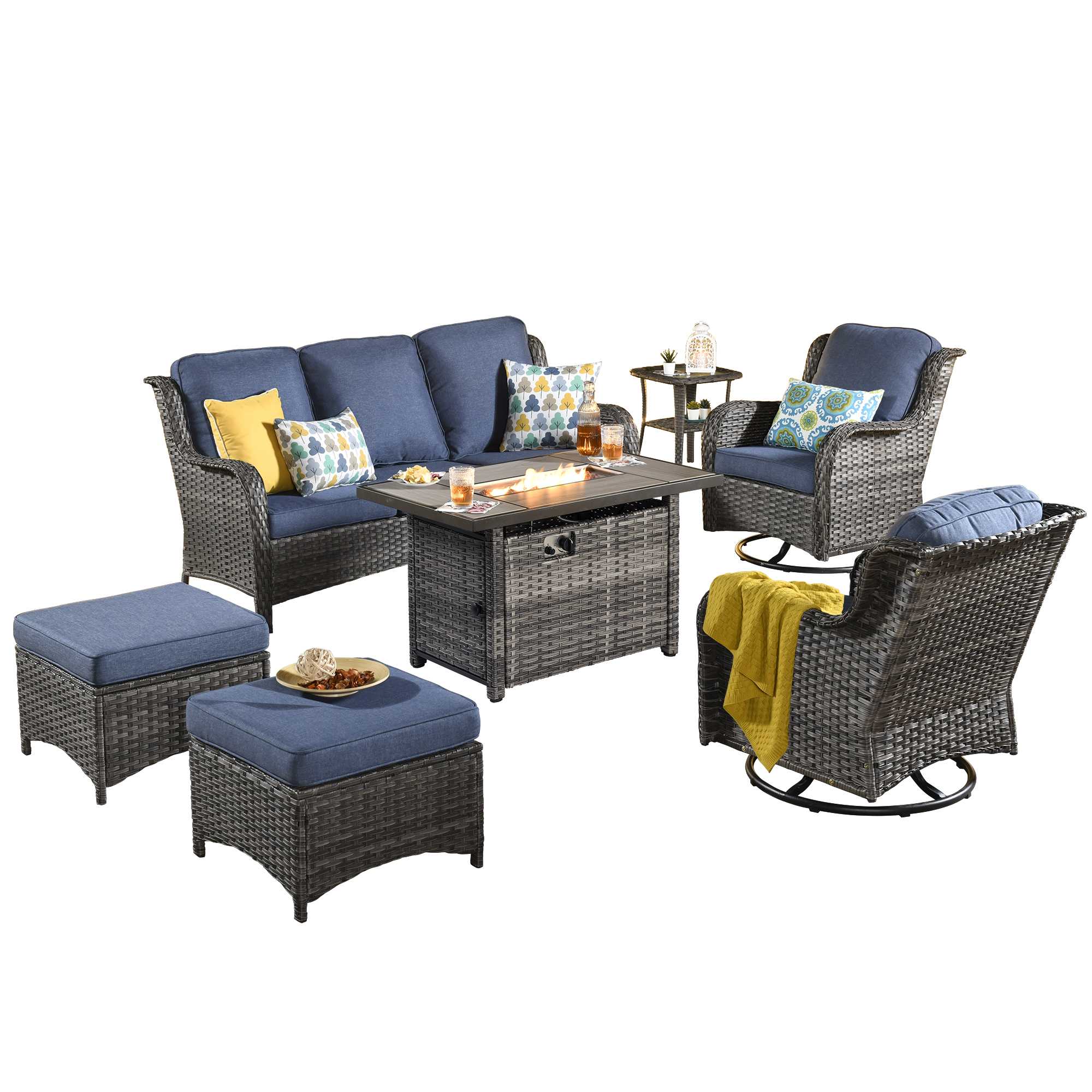 7 piece best sale conversation set