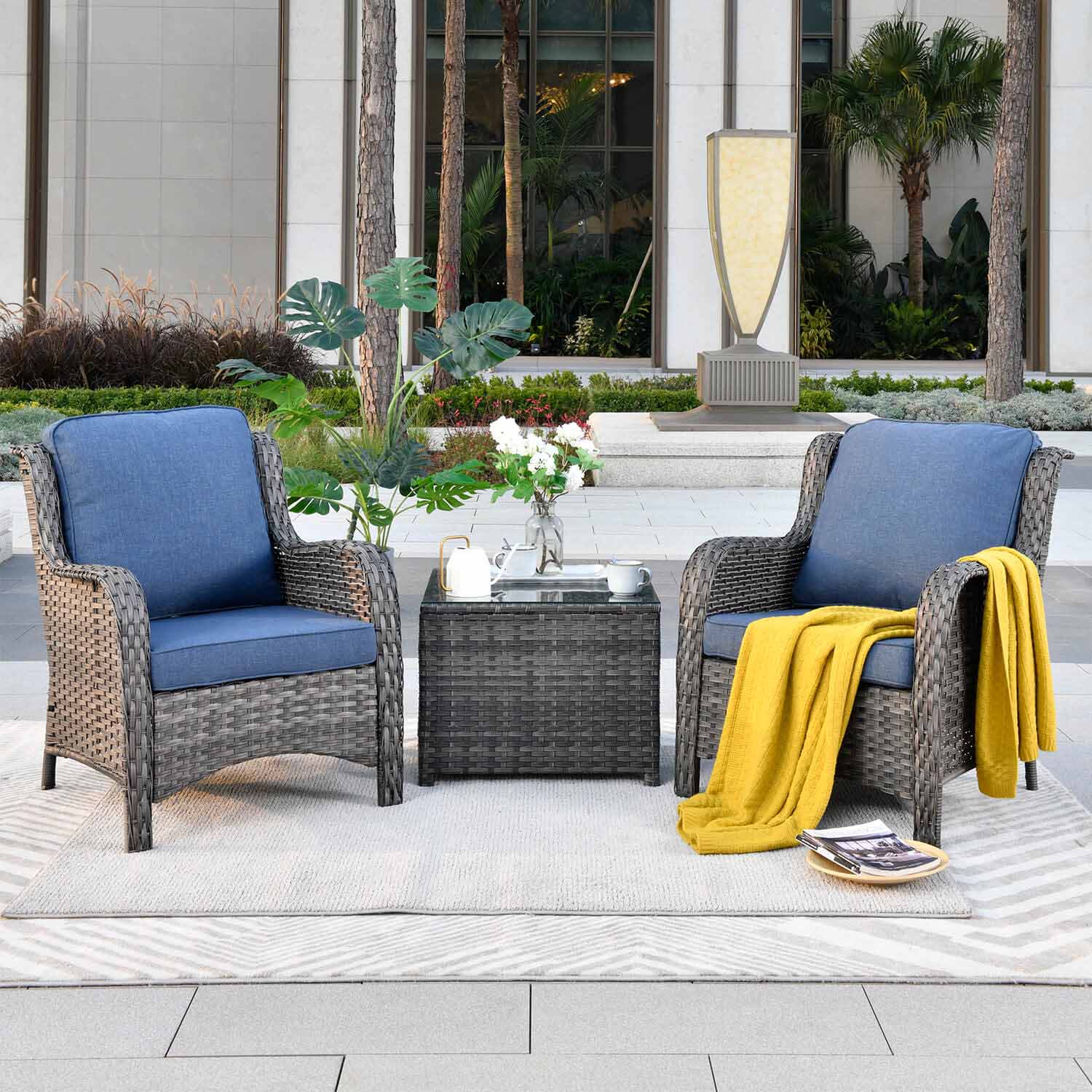 Curved outdoor replacement discount cushions