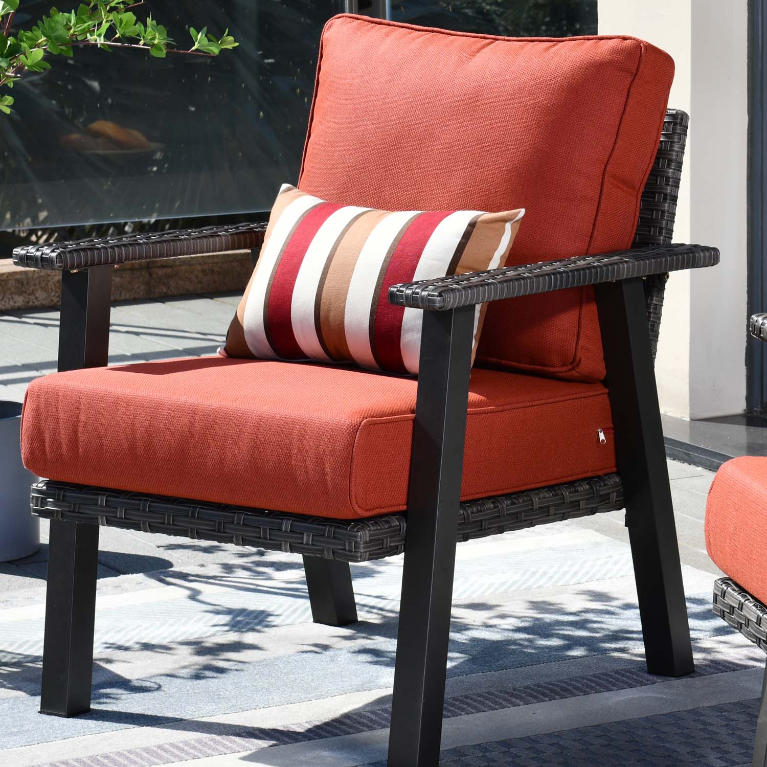 Outdoor chair cushions online 2 piece