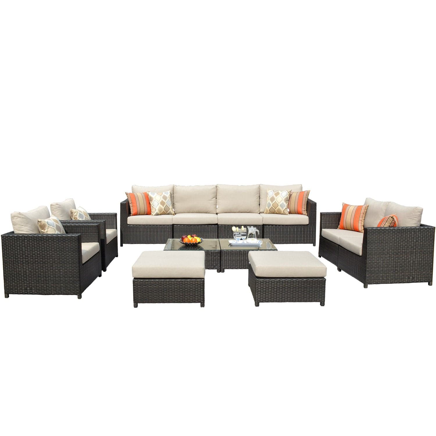 12 piece 2025 outdoor furniture set