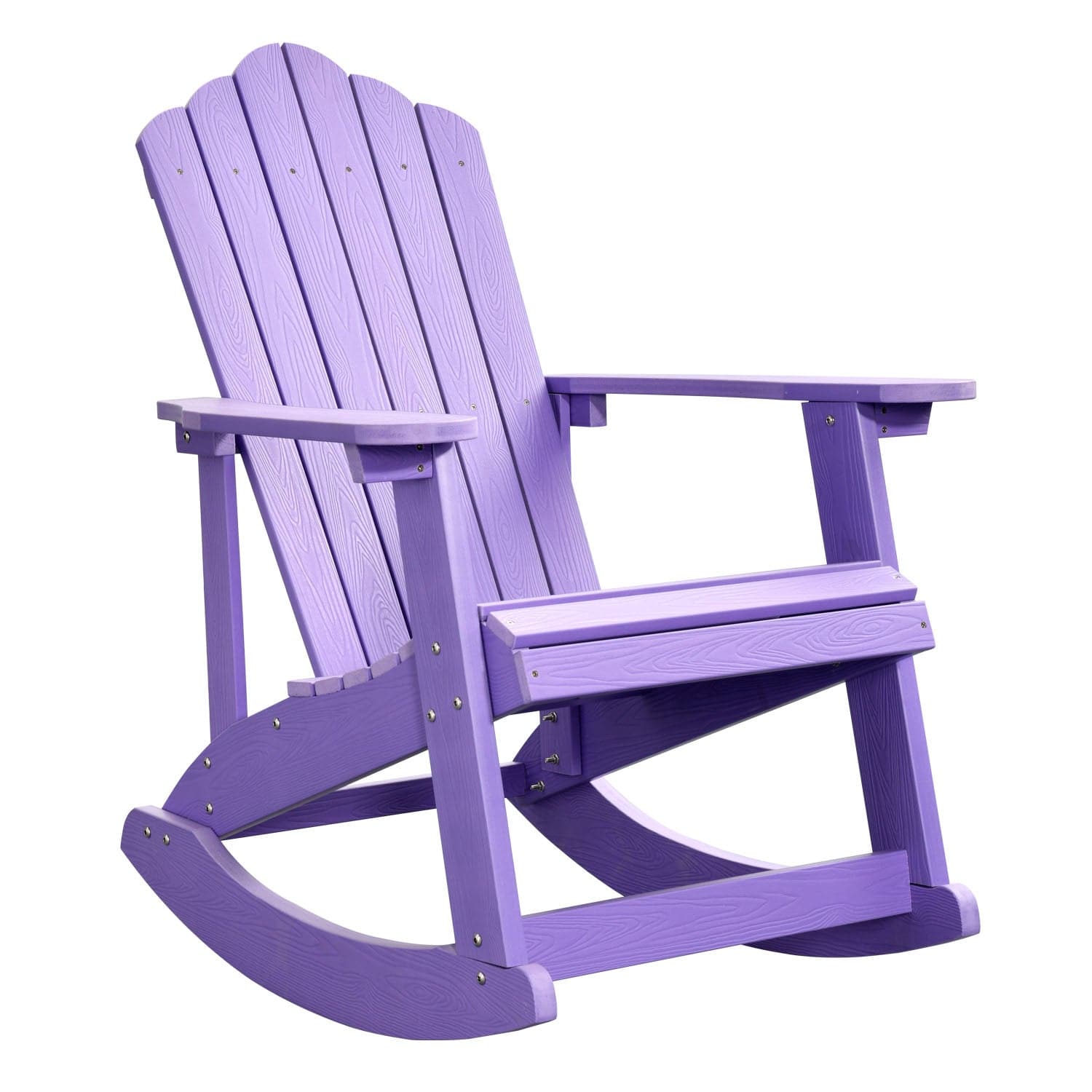 Purple rocking online chair