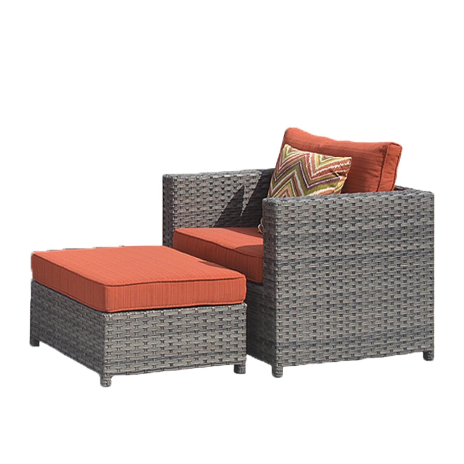 3 piece patio set with ottoman hot sale